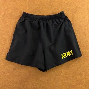 Unicor Unisex Small Black APFU Military Physical Training PT Shorts *Flaw